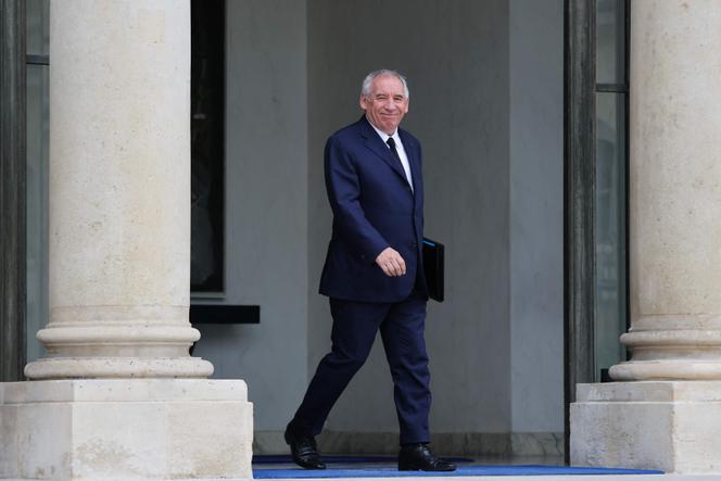 François Bayrou leaving the Elysée Palace on July 16, 2025.