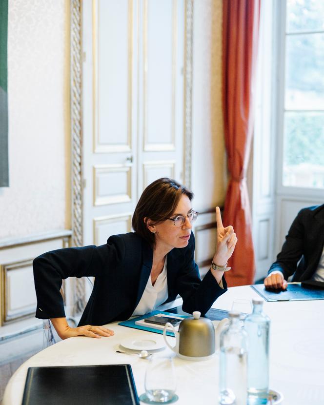 Amélie de Montchalin, junior minister in charge of public accounts, in Paris, on September 1, 2025.