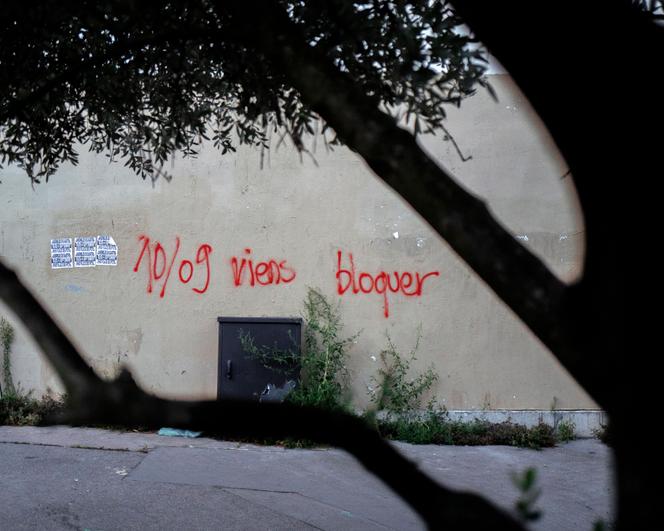 Protest graffiti for the 