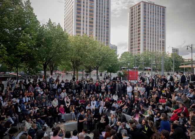 A general assembly held in preparation for the 'Block everything on September 10' movement, Paris, September 4, 2025.