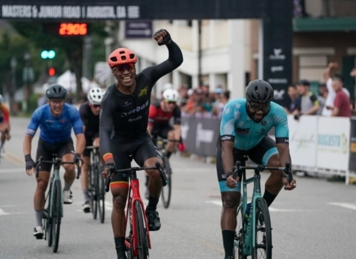 Road racer celebrating his win as he crosses the finish line. Donate to USA Cycling | Support USA Cycling | USA Cycling Foundation. USA Cycling is a non-profit organization accepting tax-deductible donations.  The USA Cycling Foundation is a non-profit arm of USAC that raises money for several different programs and initiatives. Donate, join our foundation, or purchase cycling gear today!